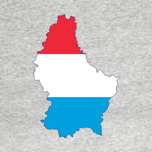 Luxembourg Map T-Shirt